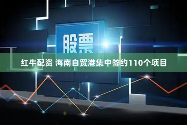 红牛配资 海南自贸港集中签约110个项目
