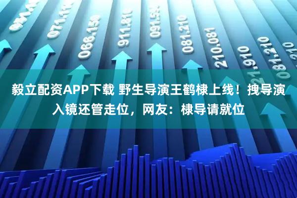 毅立配资APP下载 野生导演王鹤棣上线！拽导演入镜还管走位，网友：棣导请就位