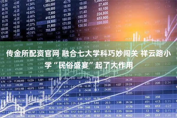 传金所配资官网 融合七大学科巧妙闯关 祥云路小学“民俗盛宴”起了大作用